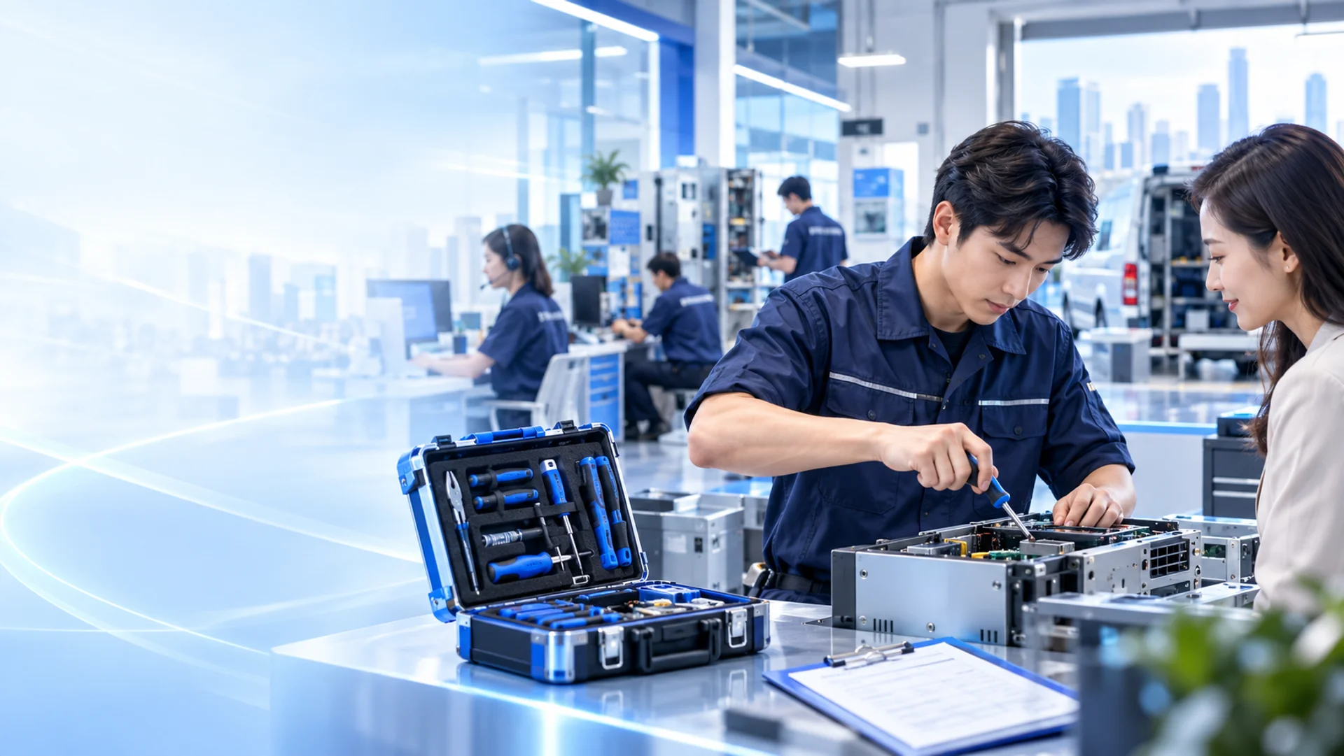 售后服务认证与能力建设业务场景示意